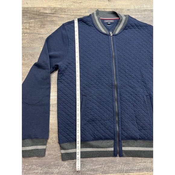 Tommy Hilfiger Men’s Vintage Fit Full Zipper Navy Blue Jacket Size XXL - Picture 7 of 11